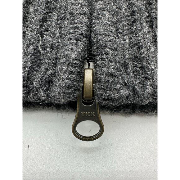 VTG L.L. Bean wool fair aisle Sz M zip sweater POCKETS warm Cardigan thick EUC - Picture 3 of 9